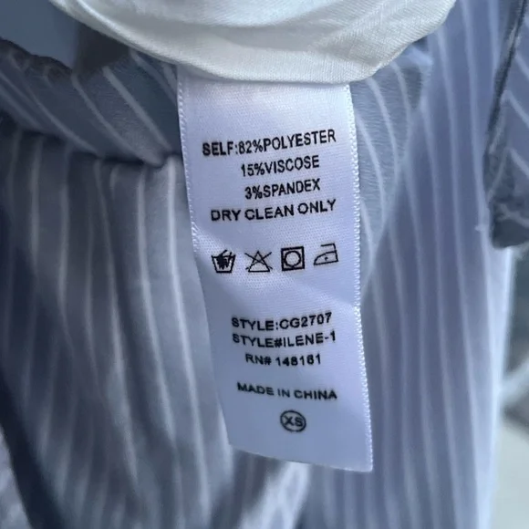 🆕BuddyLove Ilene Striped Cropped Jumpsuit XS Blue White Summer Boho Resort Wear - Picture 16 of 16